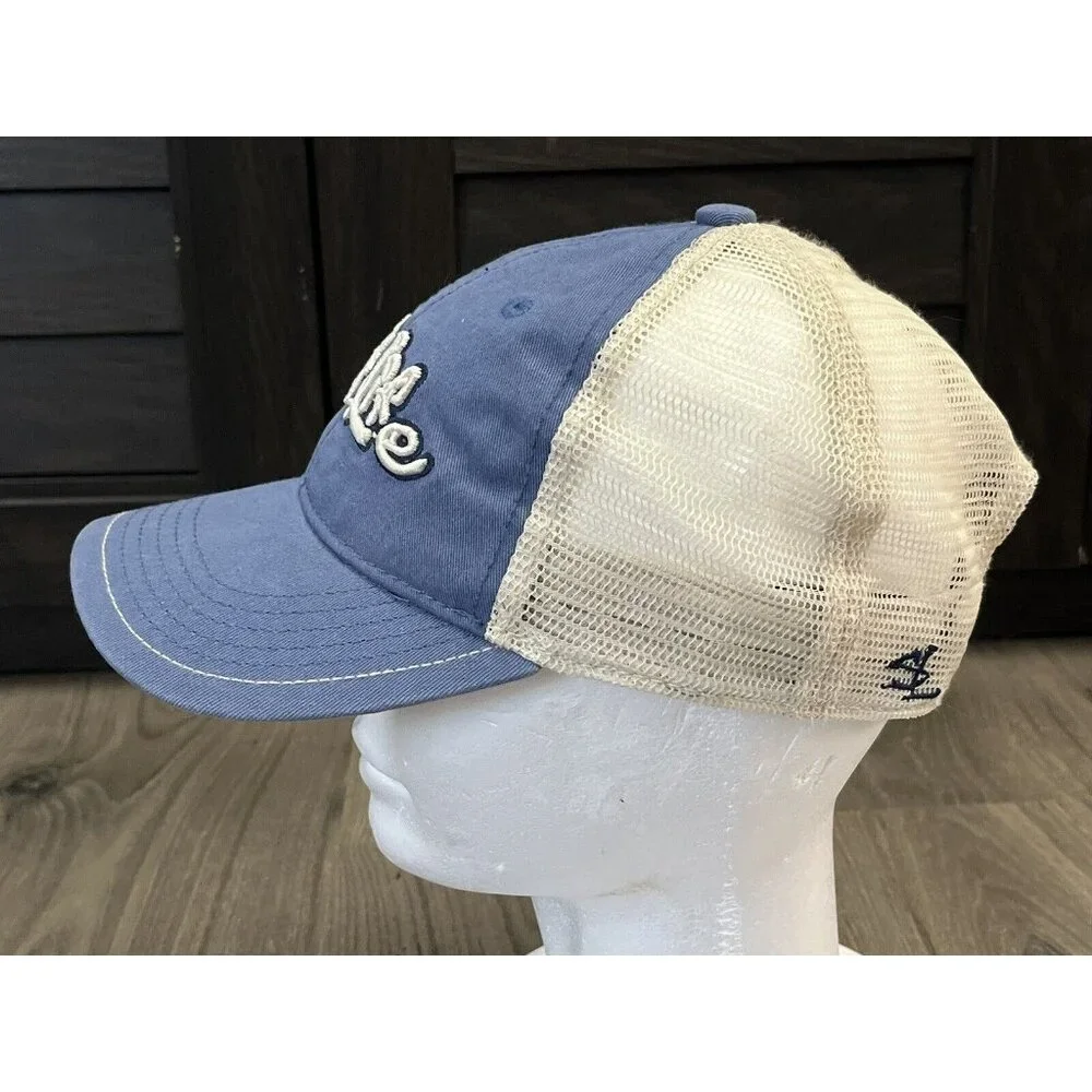 Salt Life Hat Cap Snap Back Youth Blue White Mesh Fishing Outdoor Adjustable